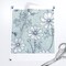 Bees And Flowers Blue Floral Hand Drawn Honey Bee Large Scale Custom Printed Fabric by Spoonflower Various Fabrics by the Yard or Fat Quarter